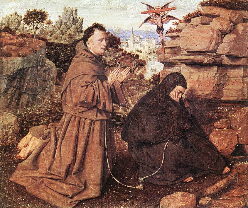 EYCK, Jan van Stigmatization of St Francis df